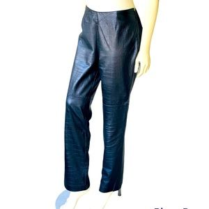 Alberto Makali Natural 100% Leather Croc Women’s Pants